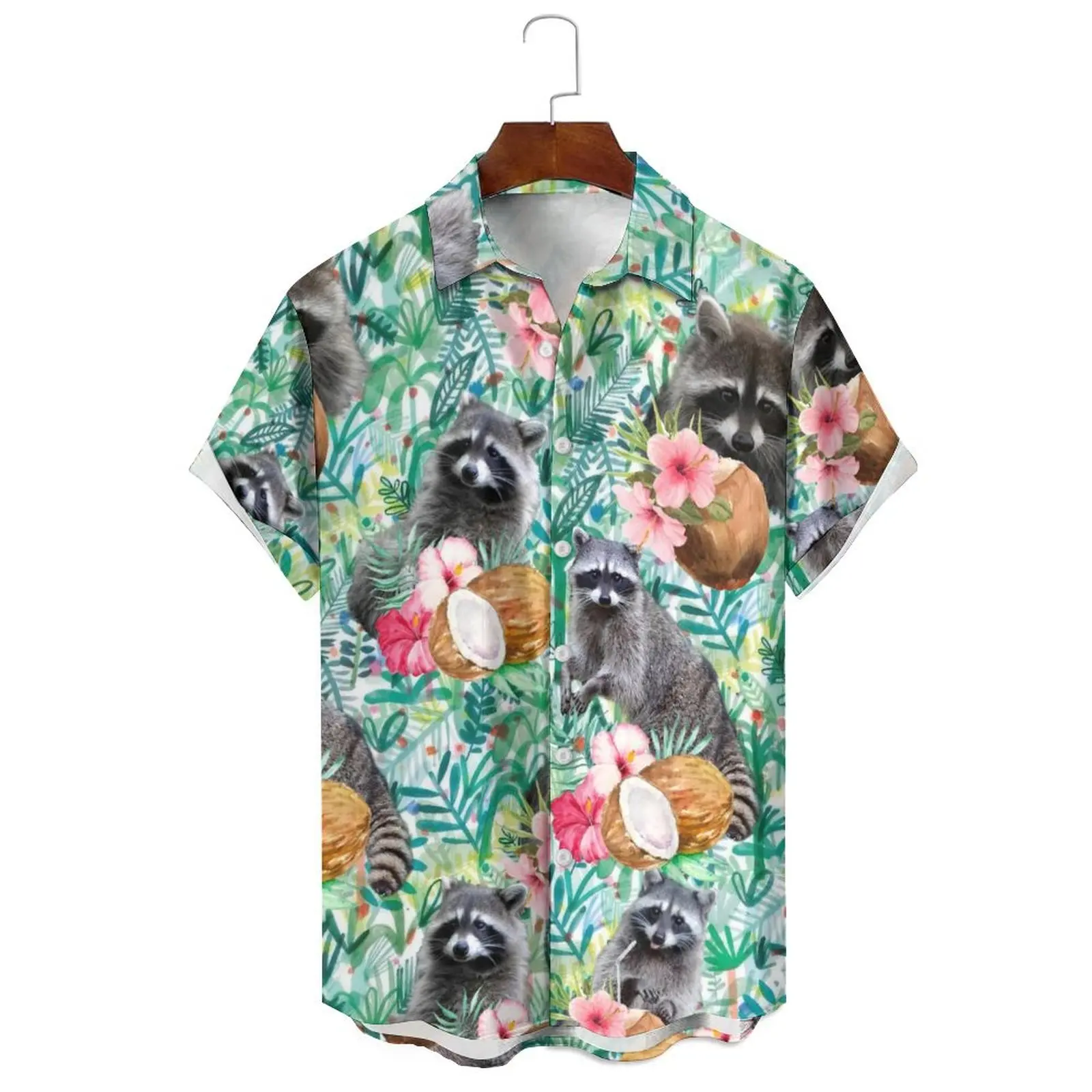 Summer Fashion Men's Small Fresh Abstract Printed Cartoon Punk Style Loose Casual Breathable Single-Breasted Short-Sleeved Shirt
Summer Fashion Men's Small Fresh Abstract Printed Cartoon Punk Style Loose Casual Breathable Single-Breasted Short-Sleeved Shirt