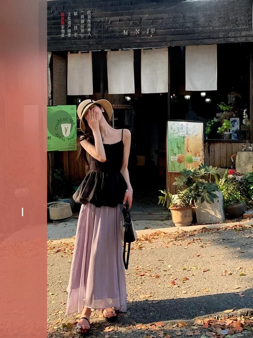 Женский летний топ с регулируемыми бретелями, кружевной отделкой и эффектом утяжки талии, удобный, дышащий, для повседневной носки
Женский летний топ с регулируемыми бретелями, кружевной отделкой и эффектом утяжки талии, удобный, дышащий, для повседневной носки