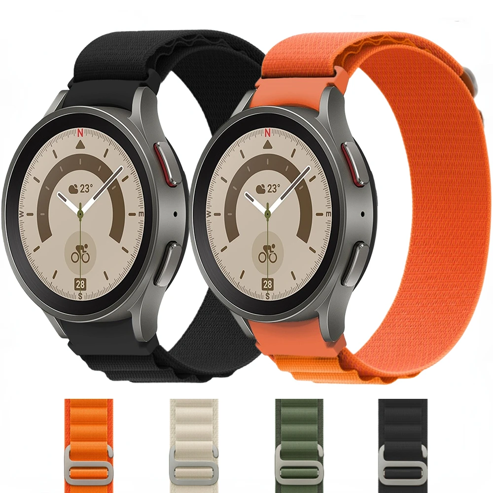 20mm Alpine Loop Strap for Samsung Galaxy Watch 4/5 44mm 40mm/5 Pro 45mm Sport Nylon Wristband for Samsung Watch 4 Classic 46mm
20mm Alpine Loop Strap for Samsung Galaxy Watch 4/5 44mm 40mm/5 Pro 45mm Sport Nylon Wristband for Samsung Watch 4 Classic 46mm