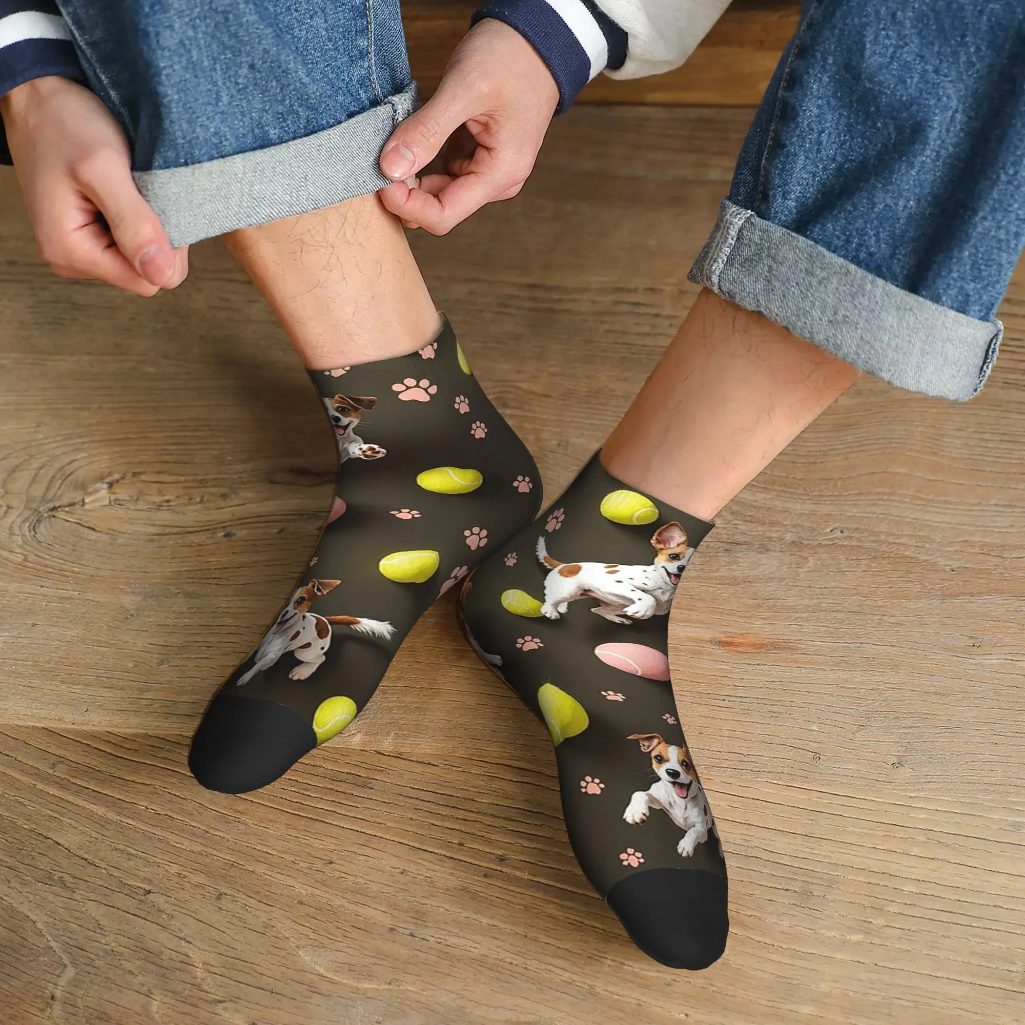 Носки для собак породы Джек-рассел-терьер, впитывающие пот носки в стиле Харадзюку, всесезонные носки, аксессуары для унисекс, рождественские подарки
Носки для собак породы Джек-рассел-терьер, впитывающие пот носки в стиле Харадзюку, всесезонные носки, аксессуары для унисекс, рождественские подарки