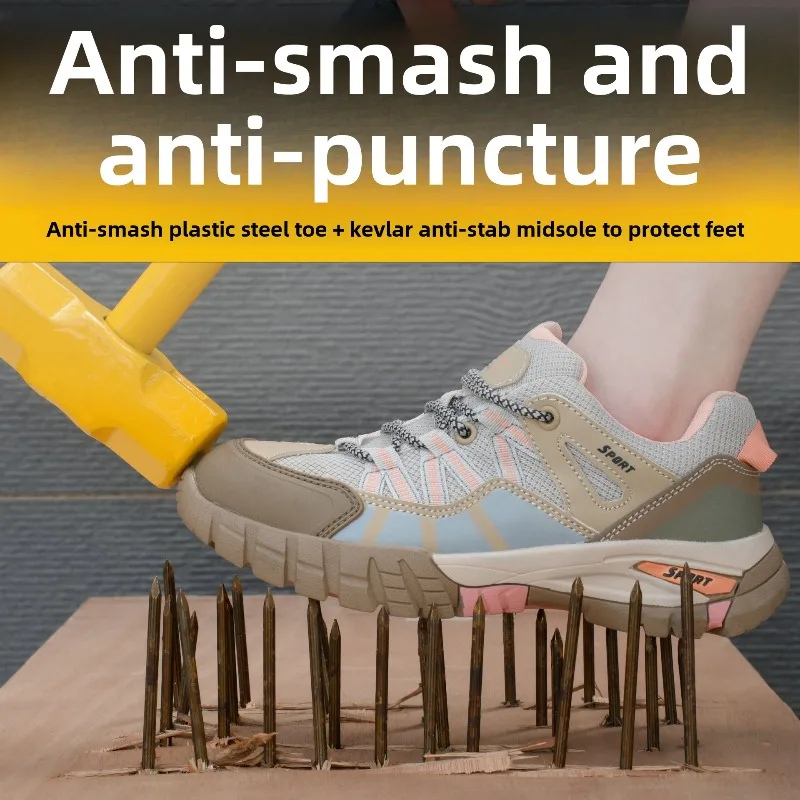 Women's Anti Smashing Lightweight Hiking Shoes, Anti Slip, Wear-resistant Stab Resistant Insulated Safety Shoes Men's Work Shoes
Women's Anti Smashing Lightweight Hiking Shoes, Anti Slip, Wear-resistant Stab Resistant Insulated Safety Shoes Men's Work Shoes