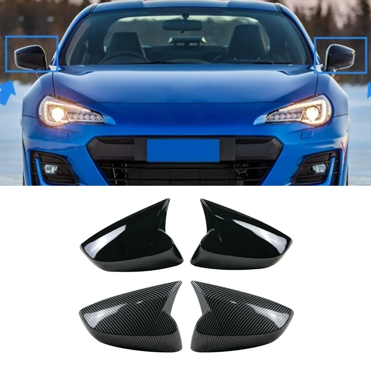 Car Rearview Cover Protect Side Mirror Cover Rearview Side Mirror Cover For Subaru BRZ Toyota GT AE86 Body Kit Car Accessories
Car Rearview Cover Protect Side Mirror Cover Rearview Side Mirror Cover For Subaru BRZ Toyota GT AE86 Body Kit Car Accessories