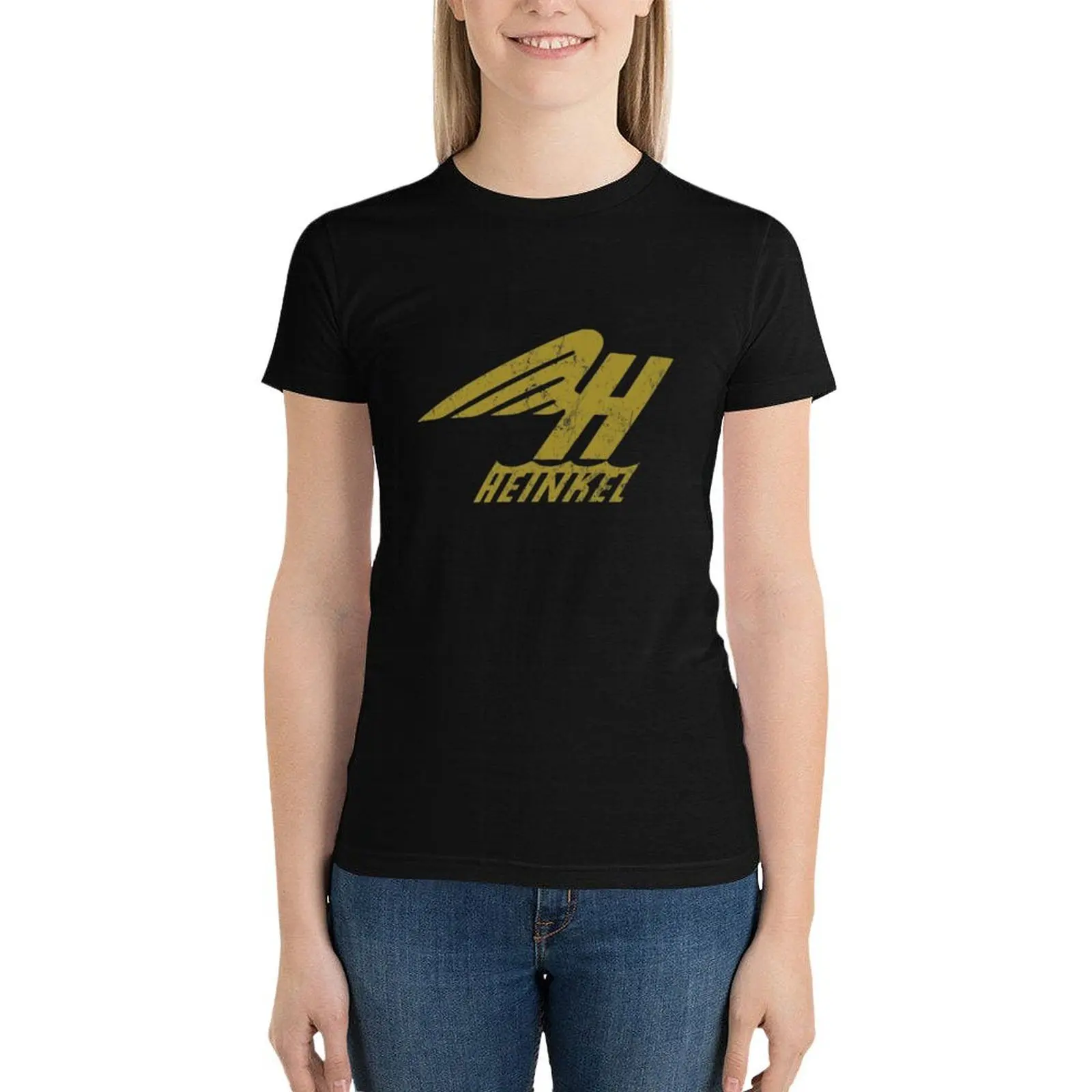 Heinkel Aircraft T-Shirt Female clothing korean fashion summer tops Aesthetic clothing Women's tops
Heinkel Aircraft T-Shirt Female clothing korean fashion summer tops Aesthetic clothing Women's tops