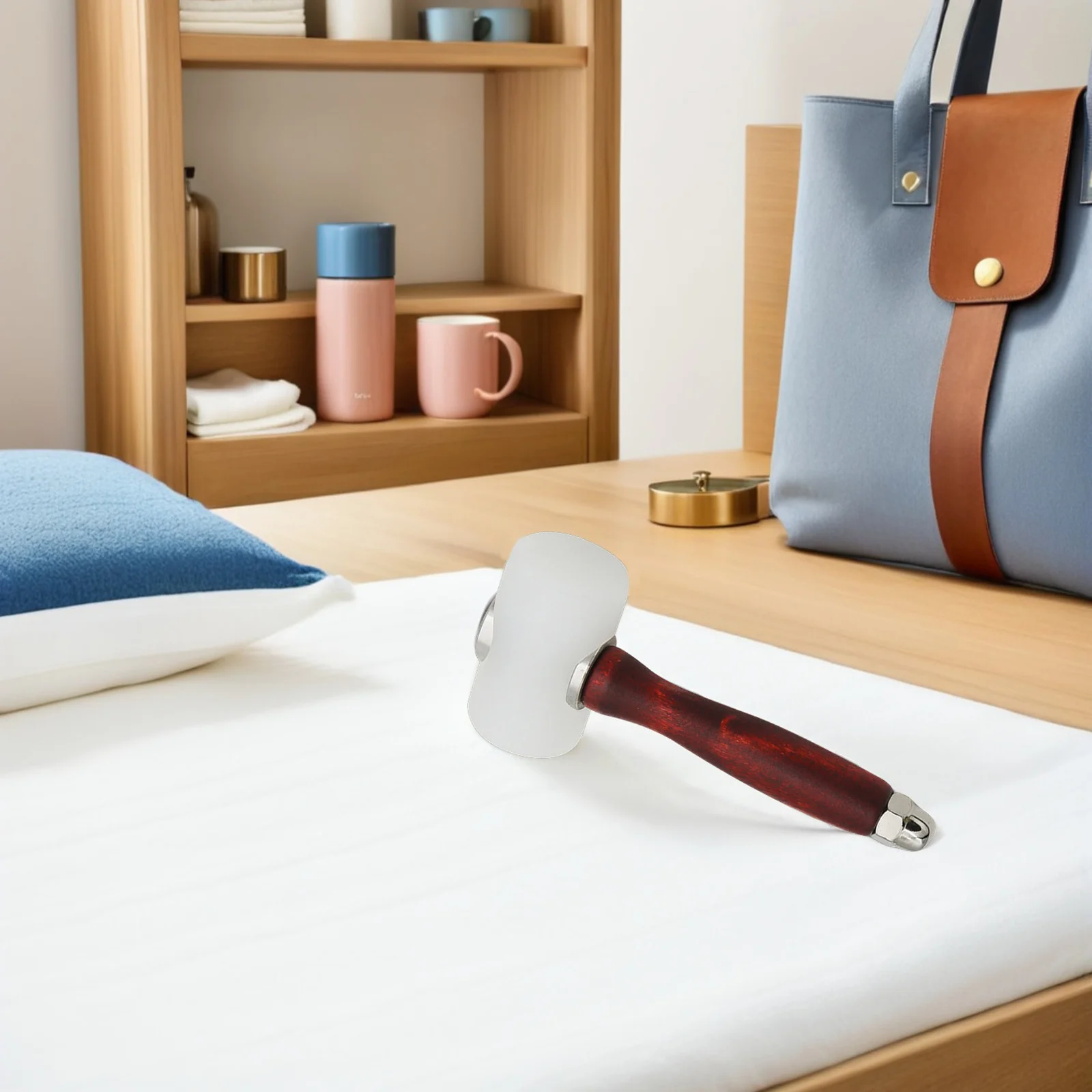 2Pcs Craft Hammer Dual Head Nylon Mallet Wood Handle for DIY Engraving Stamping Punching and Stitching Projects
2Pcs Craft Hammer Dual Head Nylon Mallet Wood Handle for DIY Engraving Stamping Punching and Stitching Projects