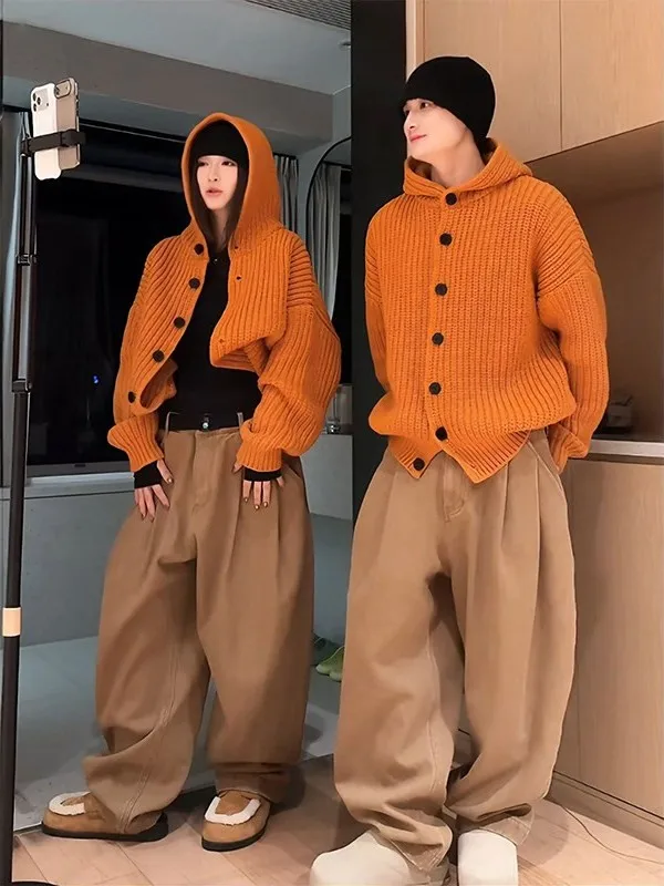 2026 New Sle Large Size 300 Pou American Retro Heavyweight Orange Open Cardigan Sweater Men Versatile Hooded Knitted i...
2026 New Sle Large Size 300 Pou American Retro Heavyweight Orange Open Cardigan Sweater Men Versatile Hooded Knitted i...