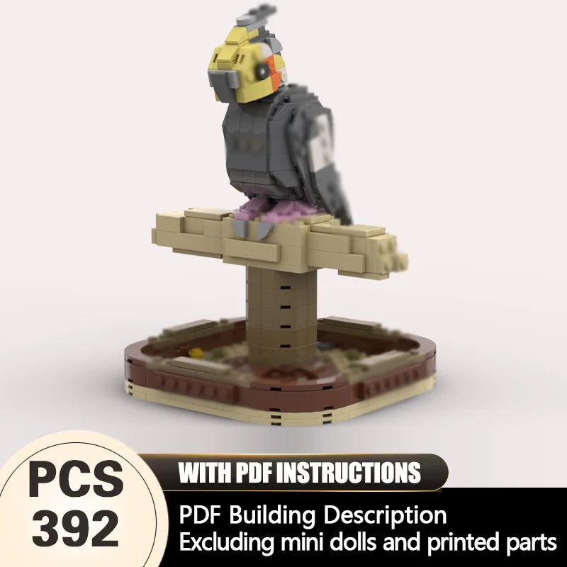 Creators Animal Series Model MOC Building Bricks Cockatiel Modular Technology Gifts Holiday Assemble Children Toys Suit
Creators Animal Series Model MOC Building Bricks Cockatiel Modular Technology Gifts Holiday Assemble Children Toys Suit