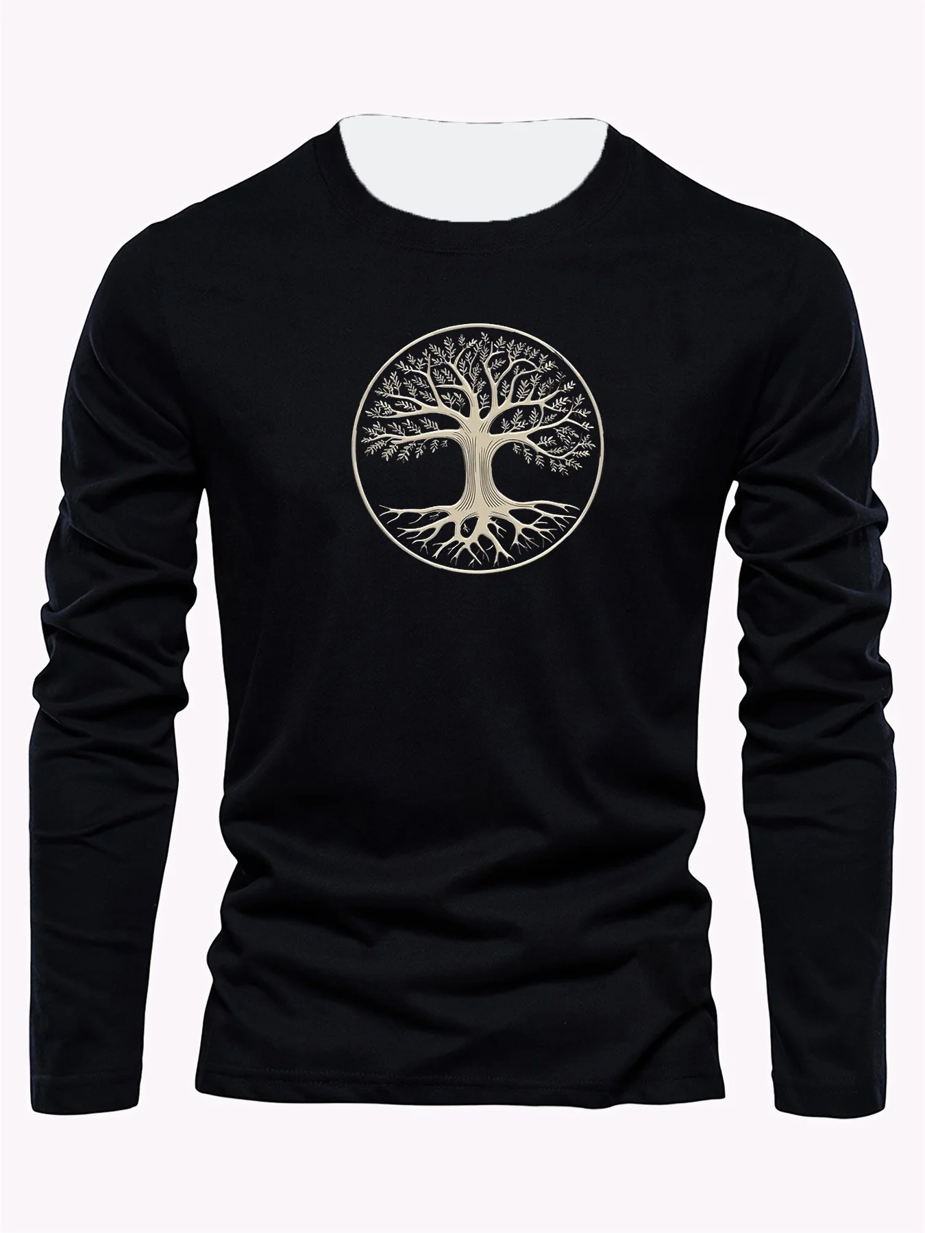 Men's Versatile Basic Loose And Comfortable Casual Sports Tree Print Pattern Versatile Round Neck Long Sleeved T-shirt Top
Men's Versatile Basic Loose And Comfortable Casual Sports Tree Print Pattern Versatile Round Neck Long Sleeved T-shirt Top