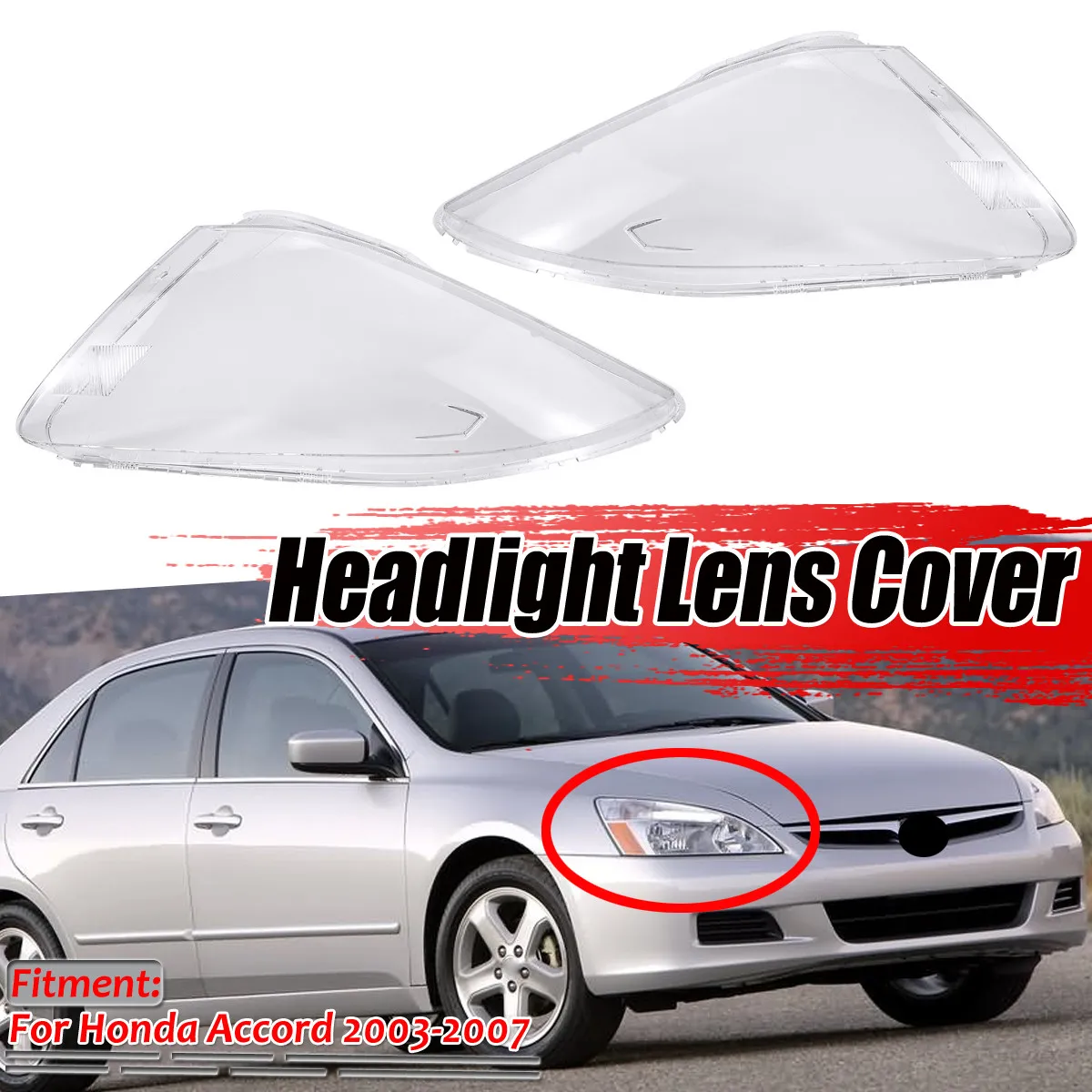 New Car Front Headlight Headlamp Light Lens Shell Cover Trim For Honda For Accord 2003-2007 Headlamp Lenses Covers Trims
New Car Front Headlight Headlamp Light Lens Shell Cover Trim For Honda For Accord 2003-2007 Headlamp Lenses Covers Trims