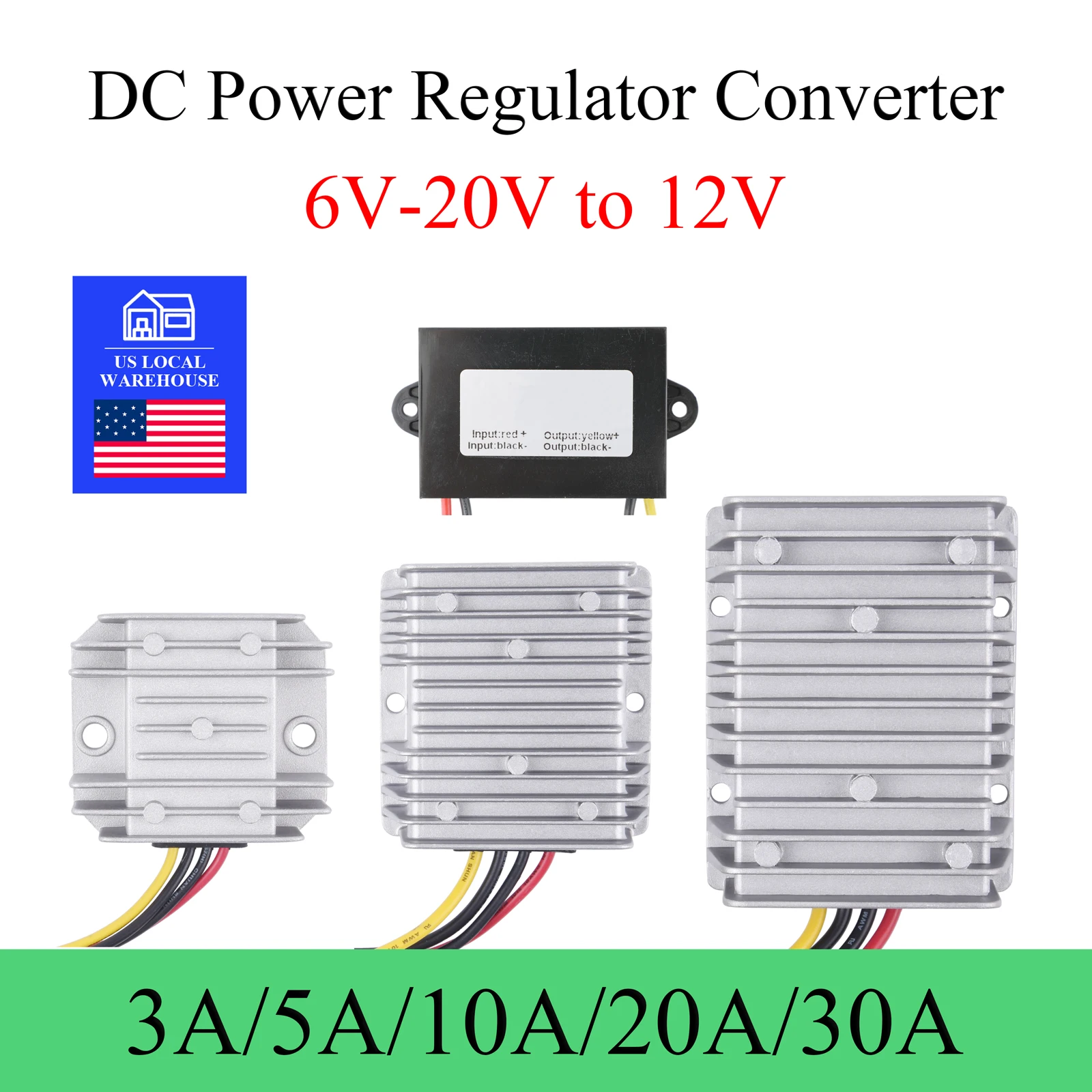 США DC 6 В-20 В до 12 В преобразователь мощности повышающий понижающий регулятор 3A автомобильный стабилизатор напряжения модуль питания для автомобиля
США DC 6 В-20 В до 12 В преобразователь мощности повышающий понижающий регулятор 3A автомобильный стабилизатор напряжения модуль питания для автомобиля