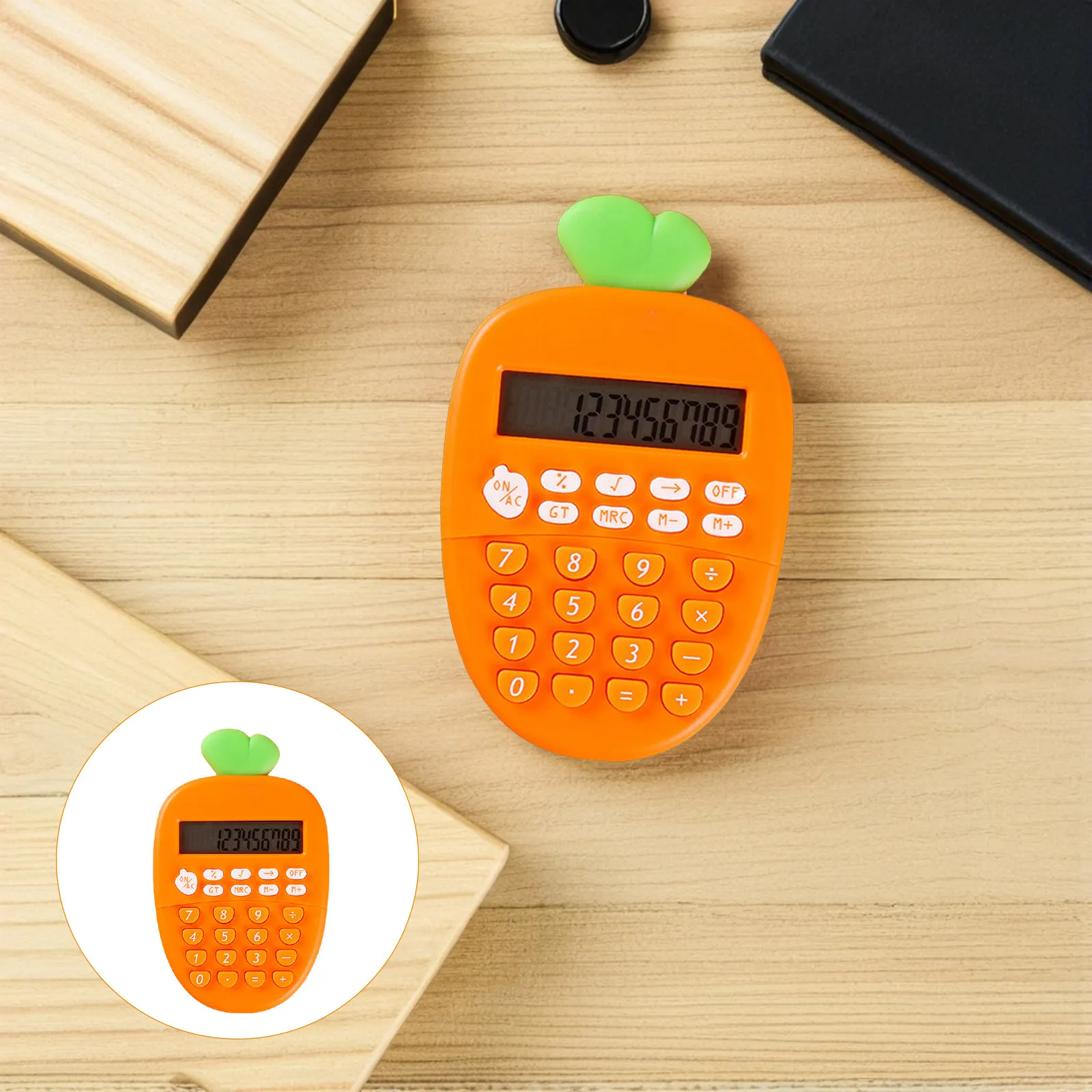 Carrot Shape Small Portable Electronic Calculator 12-Digit Display Lightweight Clear Read Suitable for Office School
Carrot Shape Small Portable Electronic Calculator 12-Digit Display Lightweight Clear Read Suitable for Office School