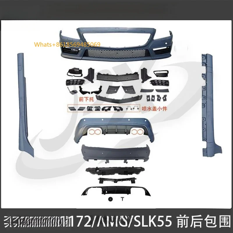 Suitable 11-14 SLK-Class R172 Modified SLK55 Front Rear Bumper Side Skirts Tail Diffuser Full Body
Suitable 11-14 SLK-Class R172 Modified SLK55 Front Rear Bumper Side Skirts Tail Diffuser Full Body