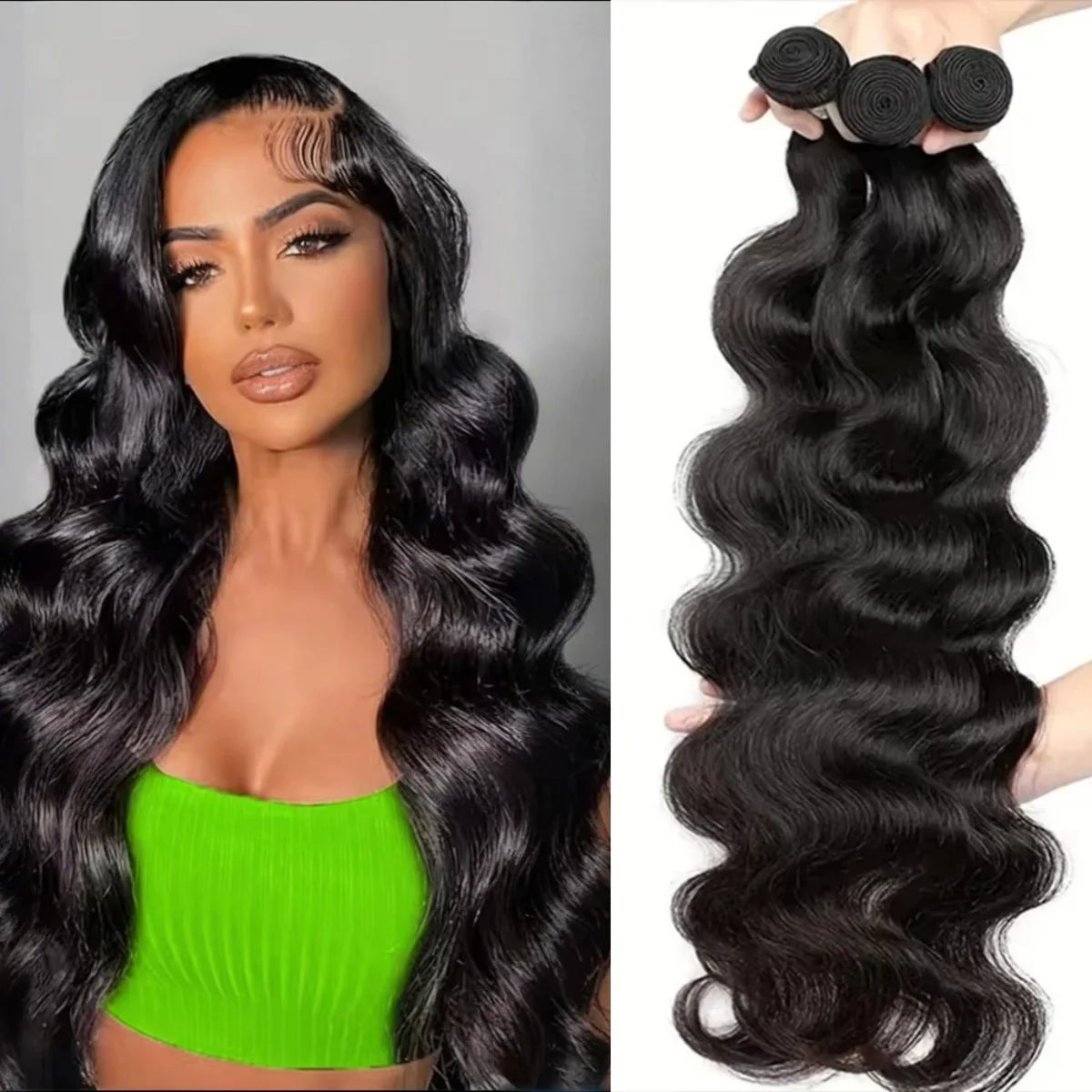 100% Human Hair Body Wave Bundles Human Hair Brazilian Natural Black 1/3/4 Pcs Bundle Weave Hair Extension 95 Gram
100% Human Hair Body Wave Bundles Human Hair Brazilian Natural Black 1/3/4 Pcs Bundle Weave Hair Extension 95 Gram