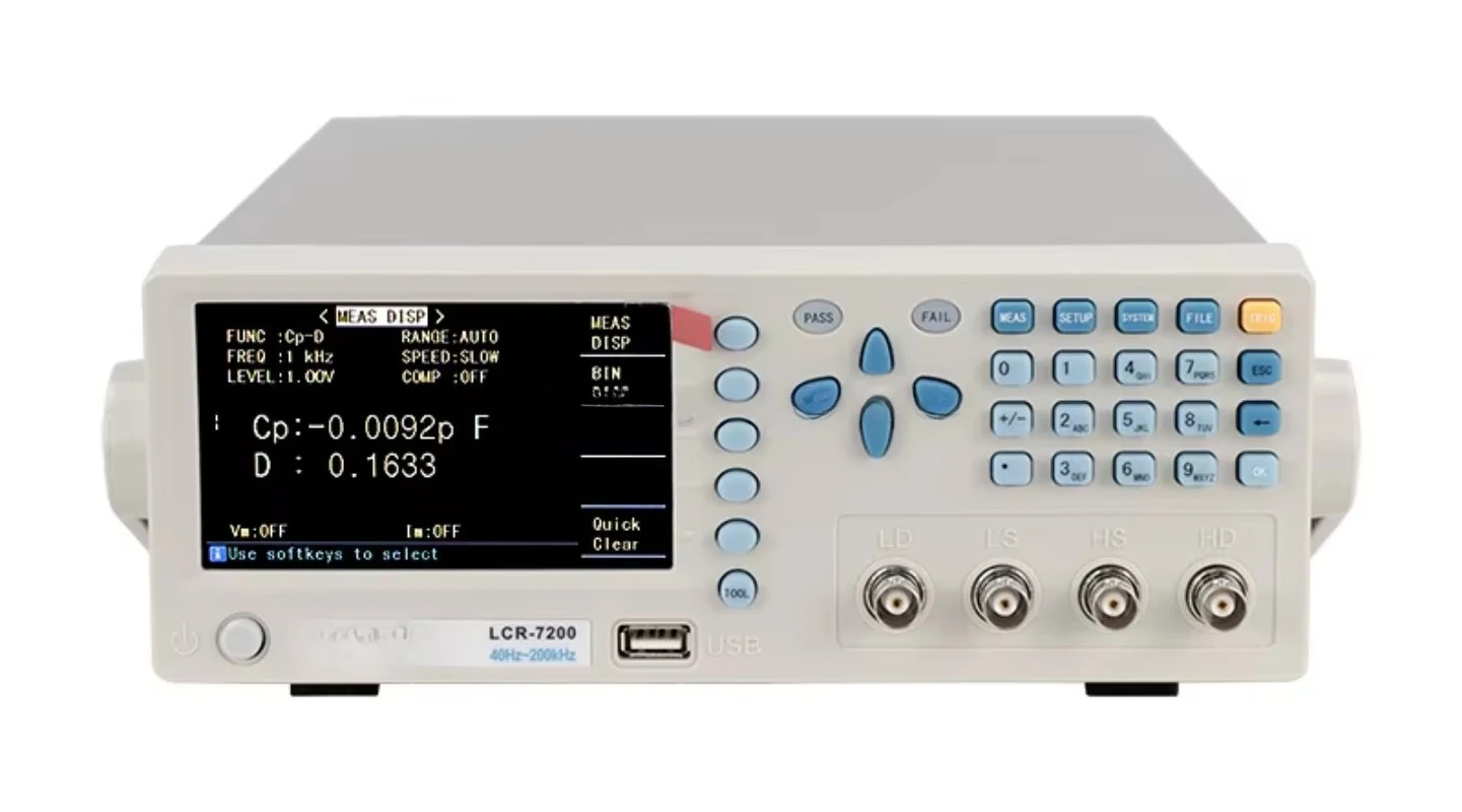 The accuracy of new LCR watt-hour meter with high precision RLC watt-hour meter is 0.1%. 30kHz digital LCR-703
The accuracy of new LCR watt-hour meter with high precision RLC watt-hour meter is 0.1%. 30kHz digital LCR-703