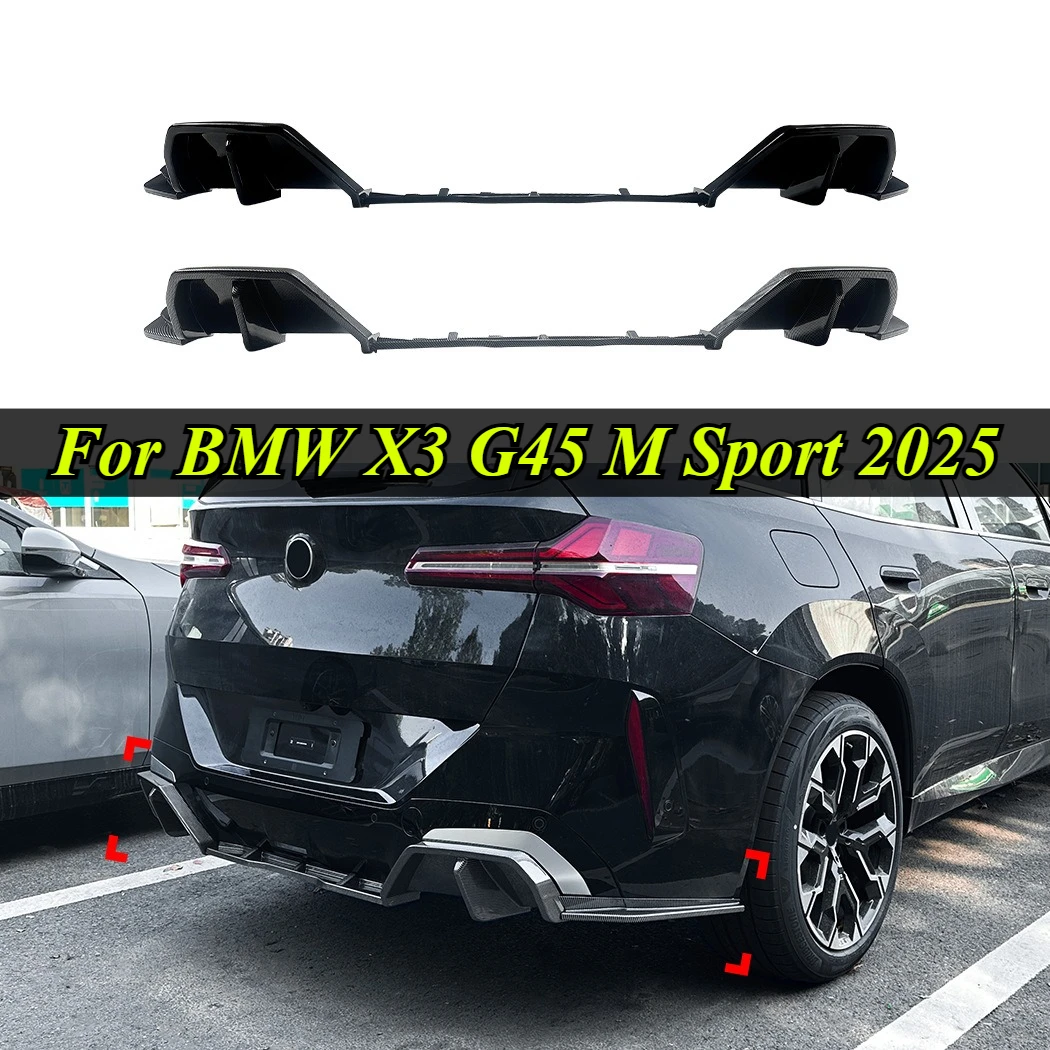 For BMW X3 G45 M Sport 2025 4 Fins Car Rear Bumper Lower Chin Body Kits Splitter Lip Trim Spoiler Diffuser Trim
For BMW X3 G45 M Sport 2025 4 Fins Car Rear Bumper Lower Chin Body Kits Splitter Lip Trim Spoiler Diffuser Trim