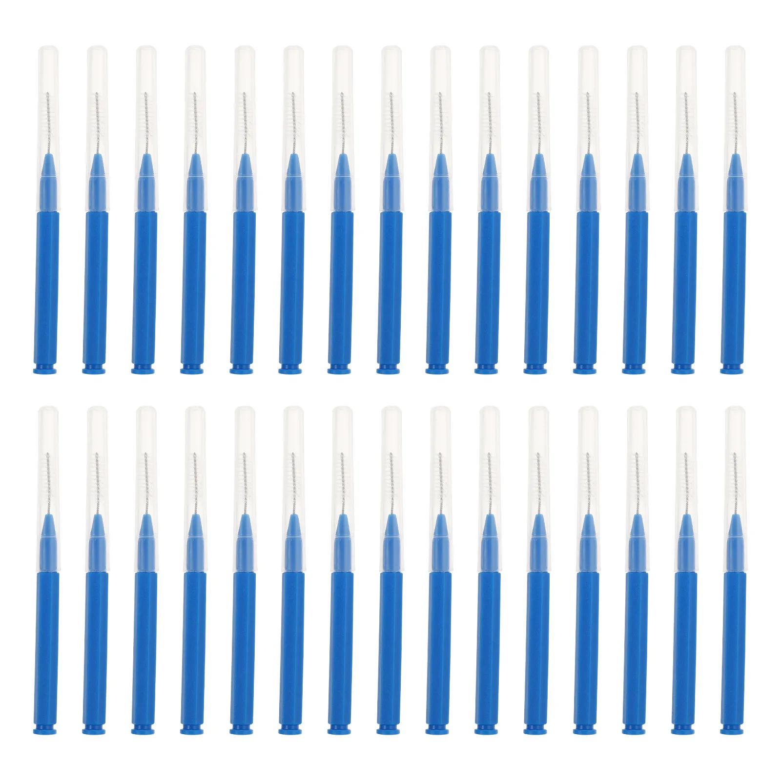 30pcs Interdental Brush Set Deep Cleaning Bristles For Hard To Reach Areas Fights Cavities Disease Tooth Cleaning Tool
30pcs Interdental Brush Set Deep Cleaning Bristles For Hard To Reach Areas Fights Cavities Disease Tooth Cleaning Tool