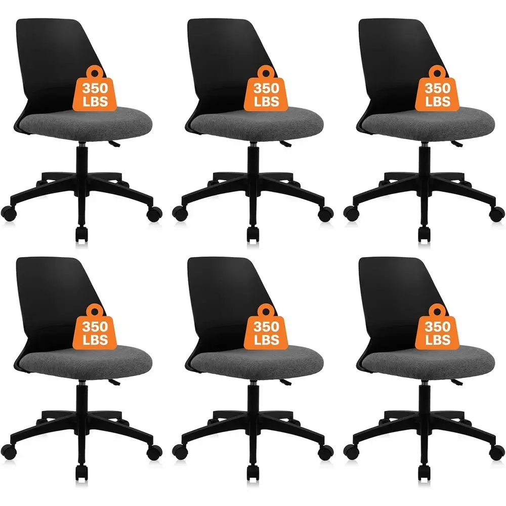 ArmlHome Oice Chairs, Ergonomic Small Desk Chair with Wheels and Sot Thick Upholstered Cushion, Comy Adjustable Height Swivel Co
ArmlHome Oice Chairs, Ergonomic Small Desk Chair with Wheels and Sot Thick Upholstered Cushion, Comy Adjustable Height Swivel Co