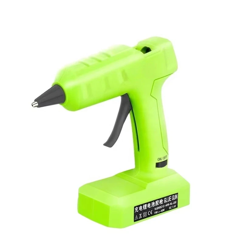 Lithium Battery Portable Battery Cordless Glue Gun 40 w for 7mm Hot Melt Glue Stick
Lithium Battery Portable Battery Cordless Glue Gun 40 w for 7mm Hot Melt Glue Stick