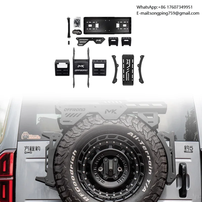 High Quality MK Spare Tire Storage Rack Extension Bracket for Tank 300/400/500 Leopard 5 Land Rover Defender Accessories
High Quality MK Spare Tire Storage Rack Extension Bracket for Tank 300/400/500 Leopard 5 Land Rover Defender Accessories