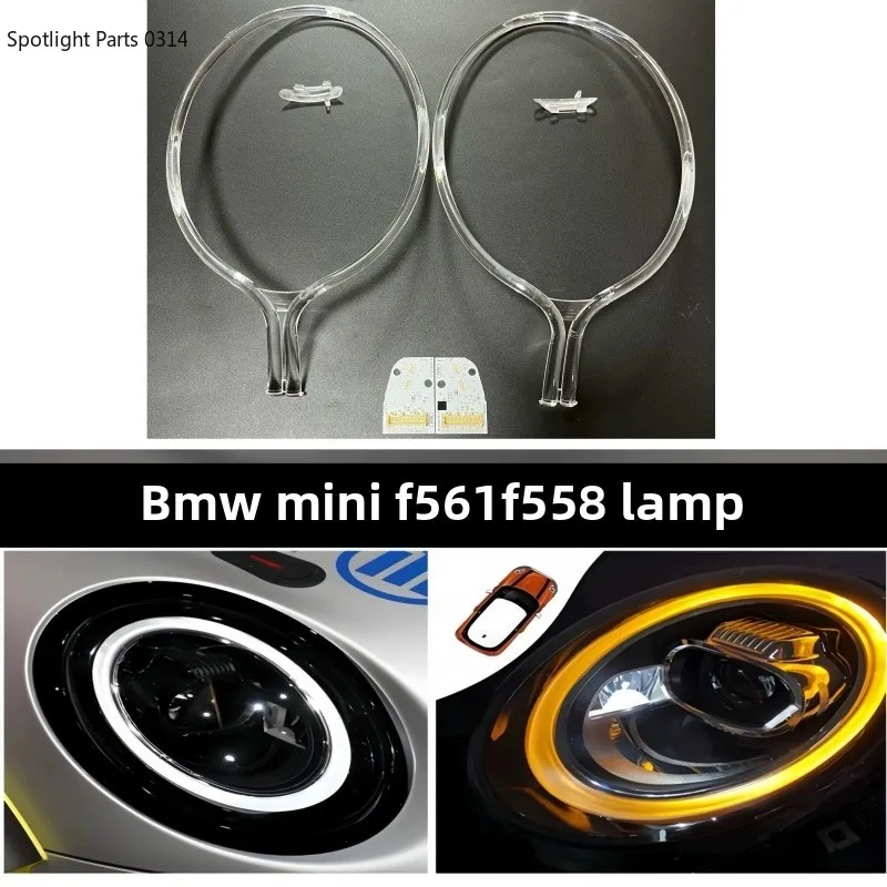 Для 14-18 BMW Mini F55 F56 фара дневного света направляющая пластина светодиодная лампа модуля «ангельский глаз» 63118737589 63118737590
Для 14-18 BMW Mini F55 F56 фара дневного света направляющая пластина светодиодная лампа модуля «ангельский глаз» 63118737589 63118737590