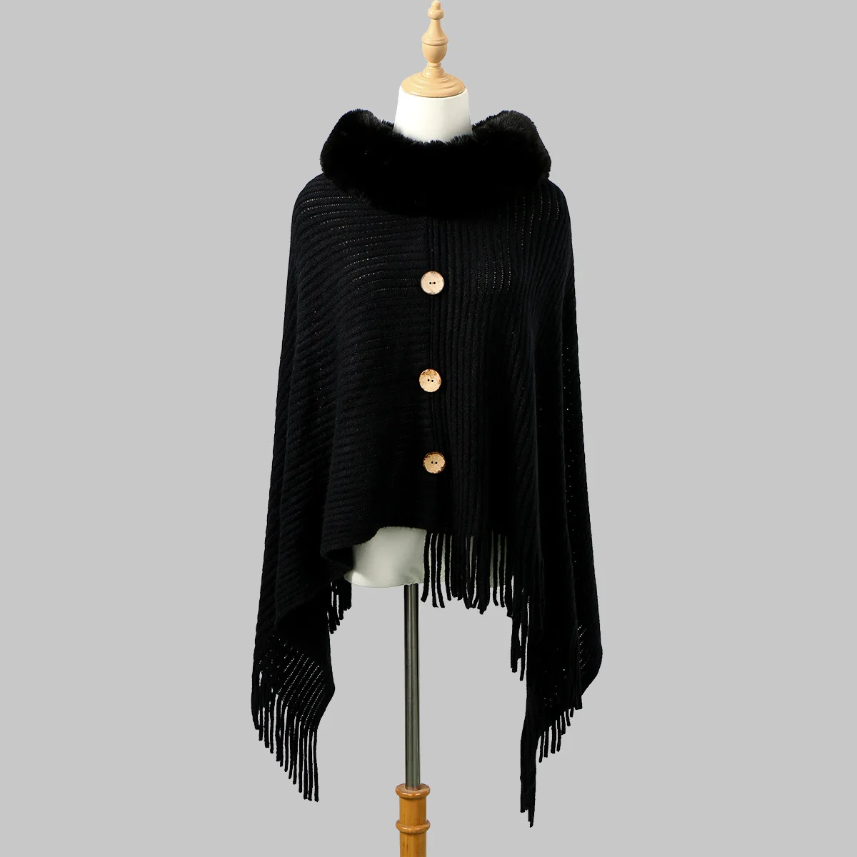 Женский свитер, шаль, накидка, модные топы, водолазка, плащи с кисточками, вязаное однотонное пончо, пуловеры, осенне-зимняя одежда
Женский свитер, шаль, накидка, модные топы, водолазка, плащи с кисточками, вязаное однотонное пончо, пуловеры, осенне-зимняя одежда