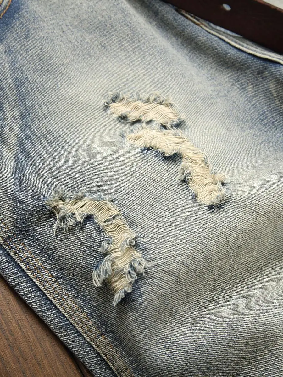 Mens Casual Distressed Denim Shorts Classic Fit Ripped Summer Fashion
Mens Casual Distressed Denim Shorts Classic Fit Ripped Summer Fashion