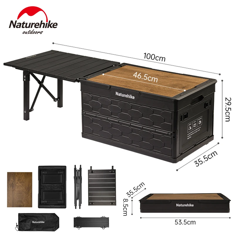 Naturehike Складной ящик для хранения Стол 50л Дерево Алюминиевый сплав Открытый пикник Кемпинг Боковой открытый багажник автомобиля Органайзер Настольный набор досок
Naturehike Складной ящик для хранения Стол 50л Дерево Алюминиевый сплав Открытый пикник Кемпинг Боковой открытый багажник автомобиля Органайзер Настольный набор досок