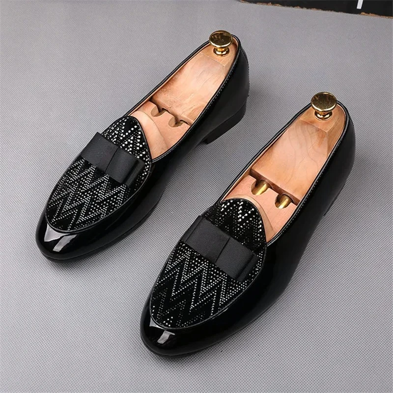 Men's Shoes Gentleman New Wedding Dress Shoes Mixed Patchwork Leather Shoes for Men Driving Loafers Prom Party Footwear Zapatos
Men's Shoes Gentleman New Wedding Dress Shoes Mixed Patchwork Leather Shoes for Men Driving Loafers Prom Party Footwear Zapatos