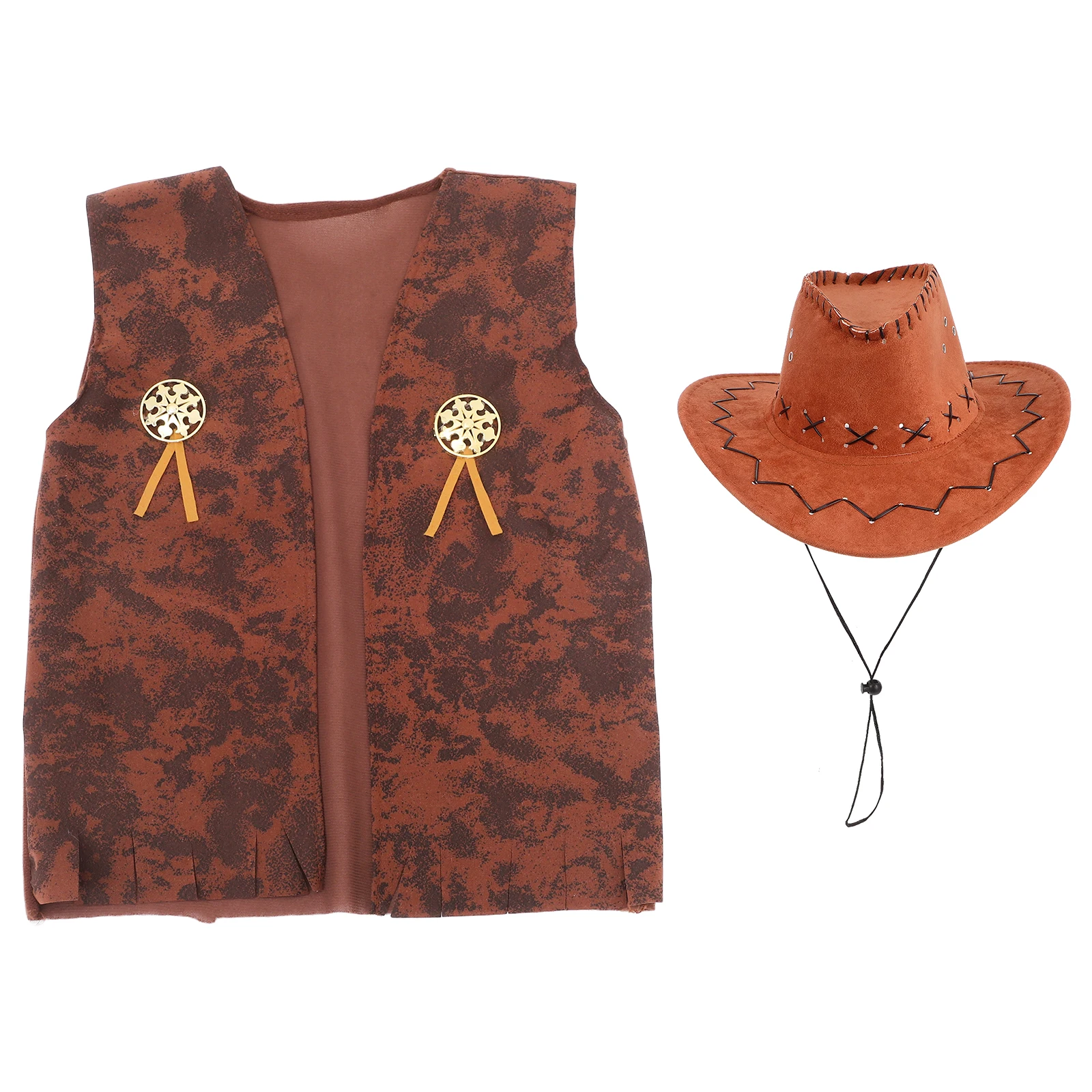 Cowboy Costume Set Denim Dress Suit for Boys Men Parent-child Hat Accessories Party Festival Decor Western Outfit
Cowboy Costume Set Denim Dress Suit for Boys Men Parent-child Hat Accessories Party Festival Decor Western Outfit