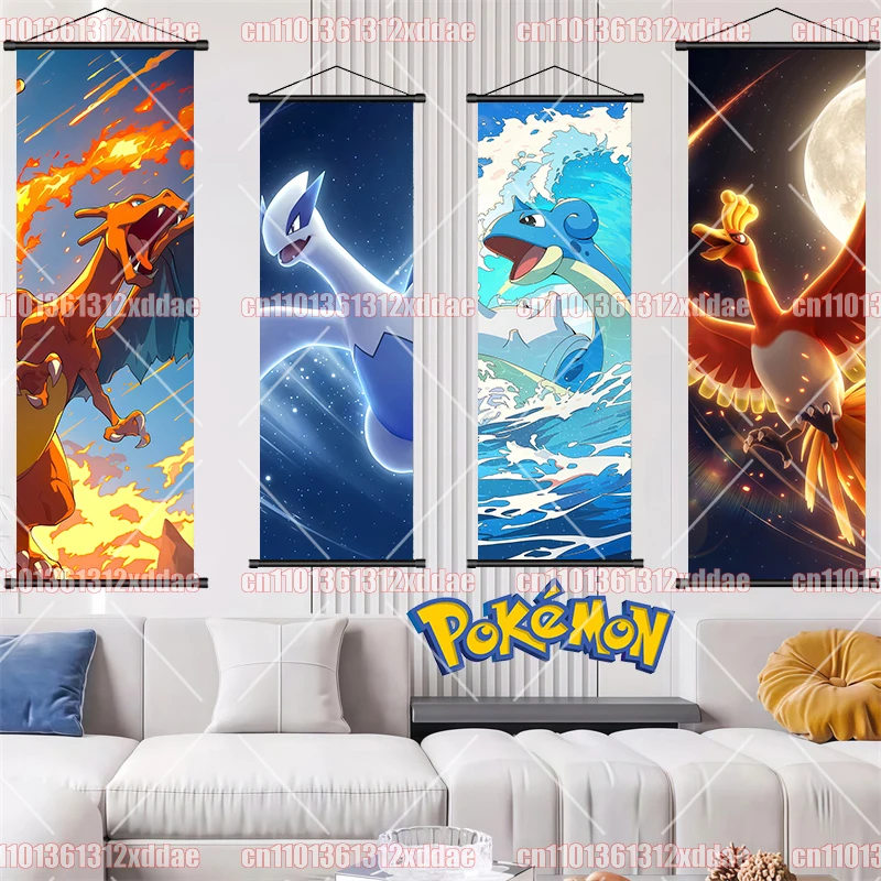 Pokémon Anime Scroll Painting HD Art Poster Lugia Pikachu Lucario Mewtwo Charizard Bulbasaur Children's Room Decoration Gift
Pokémon Anime Scroll Painting HD Art Poster Lugia Pikachu Lucario Mewtwo Charizard Bulbasaur Children's Room Decoration Gift