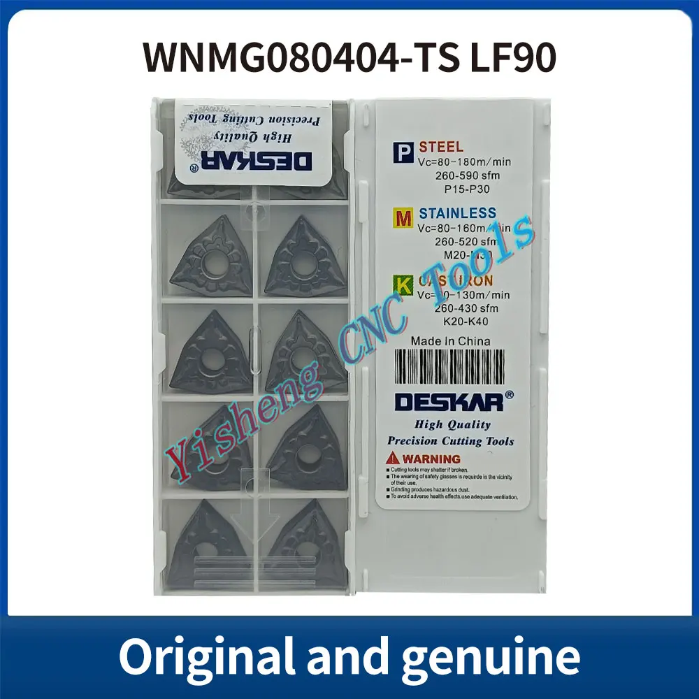 DESKAR 100% Original WNMG080404-TS WNMG080408-GS WNMG080412-43 LF6018 LF90 LF9218 indexable threading carbide insert
DESKAR 100% Original WNMG080404-TS WNMG080408-GS WNMG080412-43 LF6018 LF90 LF9218 indexable threading carbide insert