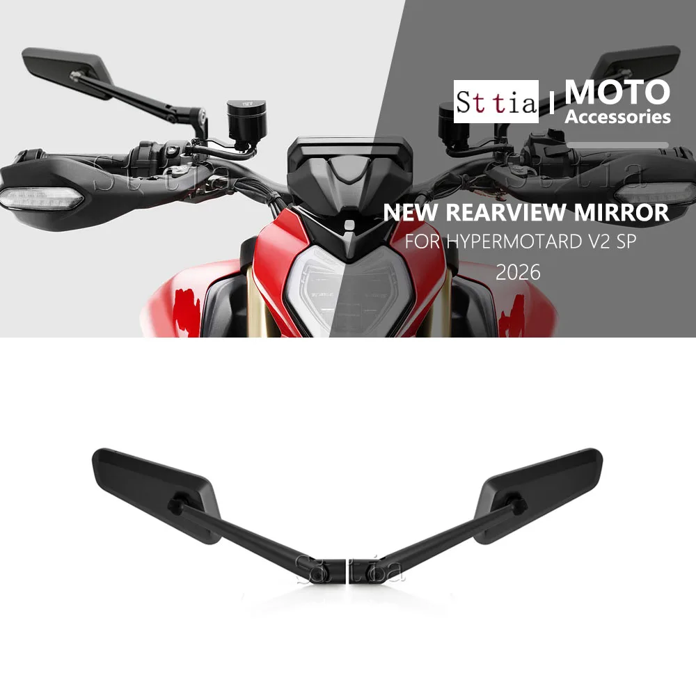 New Fit For Ducati Hypermotard V2 SP HYPERMOTARD V2 SP 2026 Motorcycle Accessories Side-Mirror Wind Wing Side Rearview
New Fit For Ducati Hypermotard V2 SP HYPERMOTARD V2 SP 2026 Motorcycle Accessories Side-Mirror Wind Wing Side Rearview