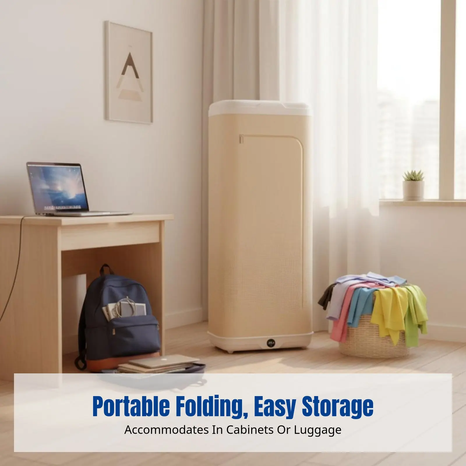 Портативная складная сушилка для одежды, компактная сушильная машина, для общежития, чемодана, дома, быстрая сушка, большая вместимость, PTC-нагрев, таймер
Портативная складная сушилка для одежды, компактная сушильная машина, для общежития, чемодана, дома, быстрая сушка, большая вместимость, PTC-нагрев, таймер