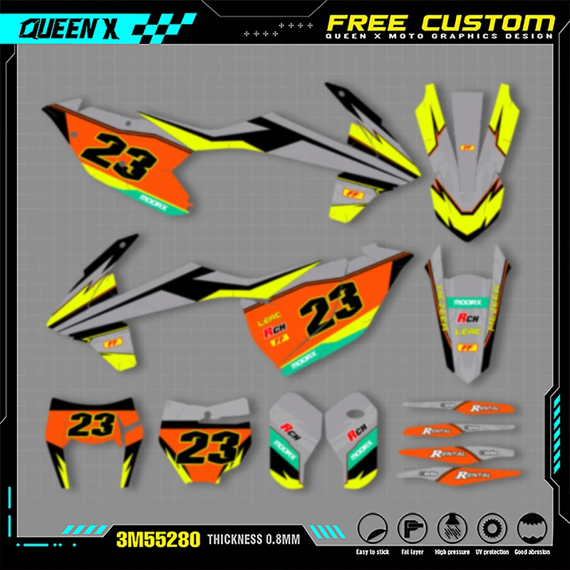 QUEEN X MOTO для KTM SX SXF 2016 2017 2018 EXC XCW 2017 2018 2019 наборы наклеек с графикой мотоцикла на заказ
QUEEN X MOTO для KTM SX SXF 2016 2017 2018 EXC XCW 2017 2018 2019 наборы наклеек с графикой мотоцикла на заказ