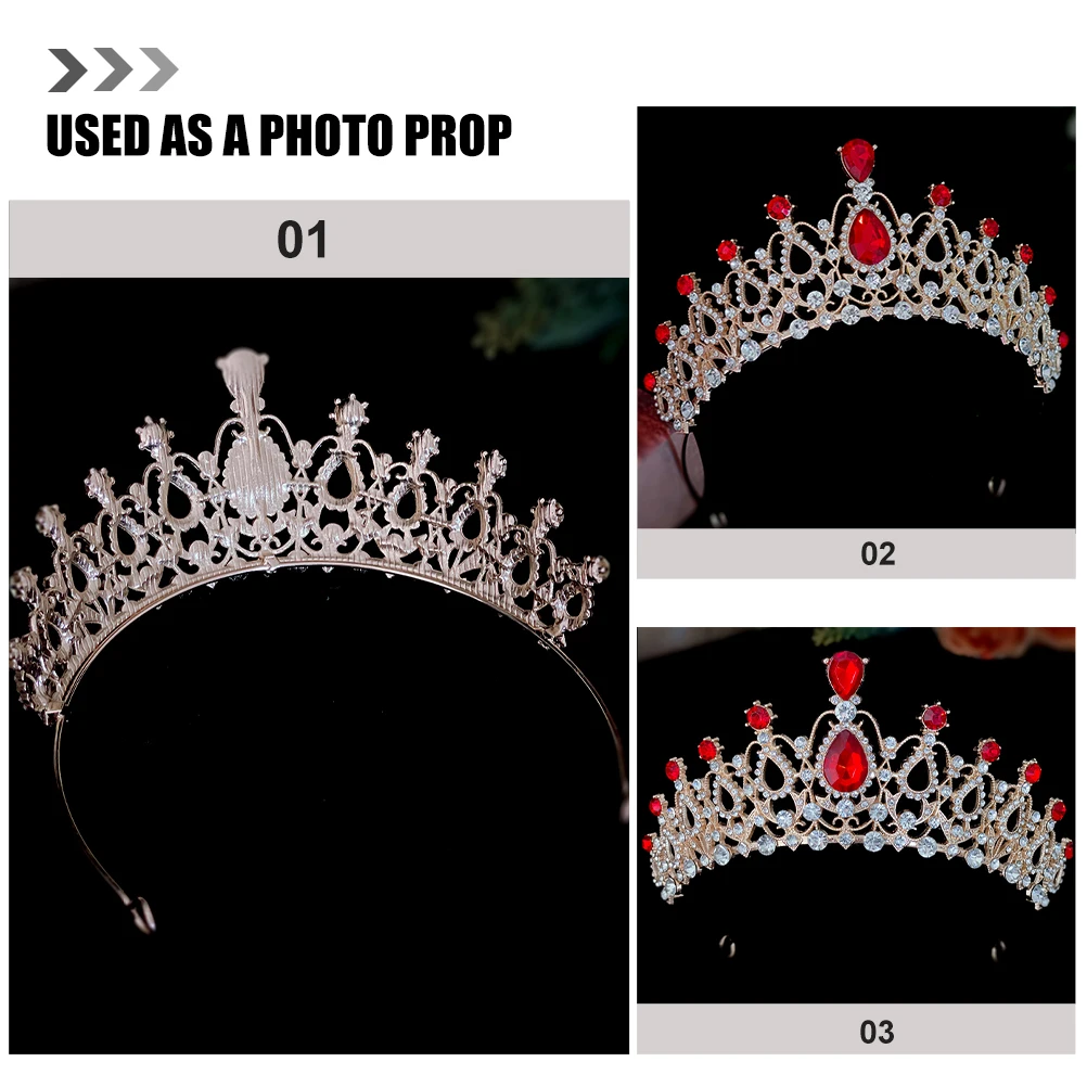Rhinestone Tiara Hair Accessories Headdress Girls With Rhinestones Crown Photo Prop Crystal Crown Headwear
Rhinestone Tiara Hair Accessories Headdress Girls With Rhinestones Crown Photo Prop Crystal Crown Headwear