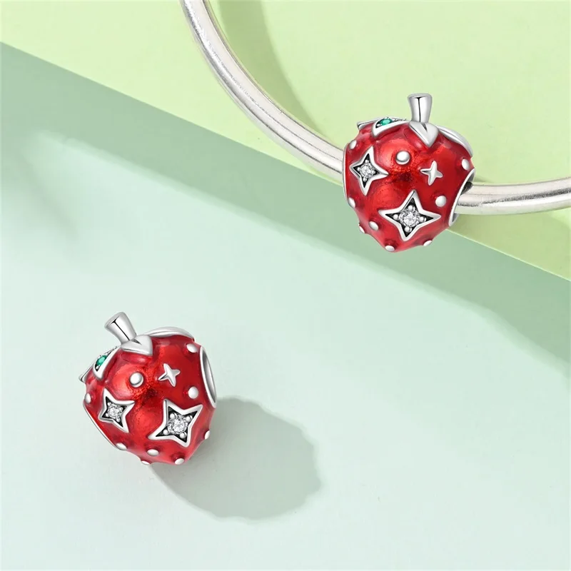 2026 New 925 Sterling Silver Starlight Strawberry Charms Beads Fit 3mm Original Bracelet DIY Women Exquisite Date Jewelry Gifts
2026 New 925 Sterling Silver Starlight Strawberry Charms Beads Fit 3mm Original Bracelet DIY Women Exquisite Date Jewelry Gifts
