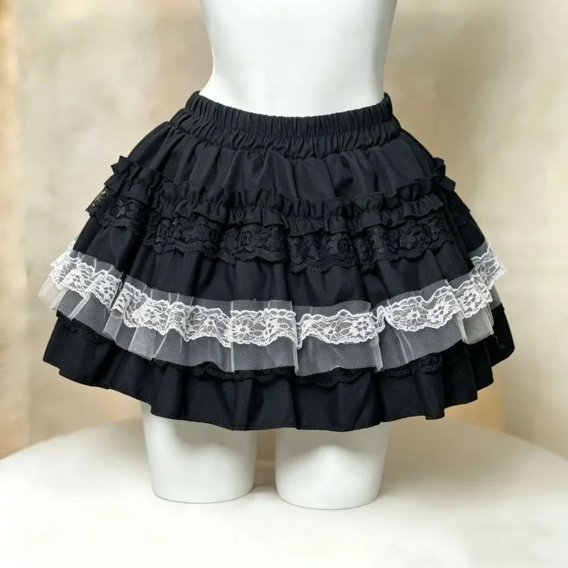 Harajuku Kawaii Lolita Cake Skirt Women Sweet Lace Patchwork Fluffy Mini Skirt Y2K High Waist Princess Streetwear Fashion
Harajuku Kawaii Lolita Cake Skirt Women Sweet Lace Patchwork Fluffy Mini Skirt Y2K High Waist Princess Streetwear Fashion