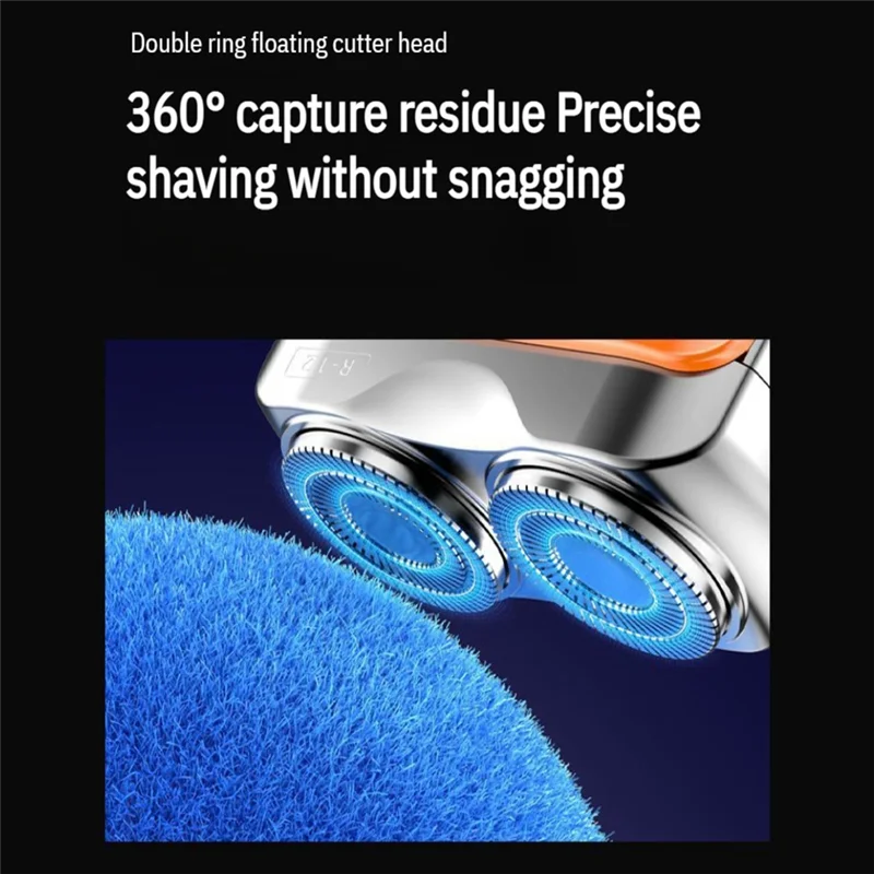 A47F-Portable Beard Shaver, Rechargeable Electric Shaver Double Ring Magnetic Cutter, Mini Electrict Shaver Travel Shaver
A47F-Portable Beard Shaver, Rechargeable Electric Shaver Double Ring Magnetic Cutter, Mini Electrict Shaver Travel Shaver