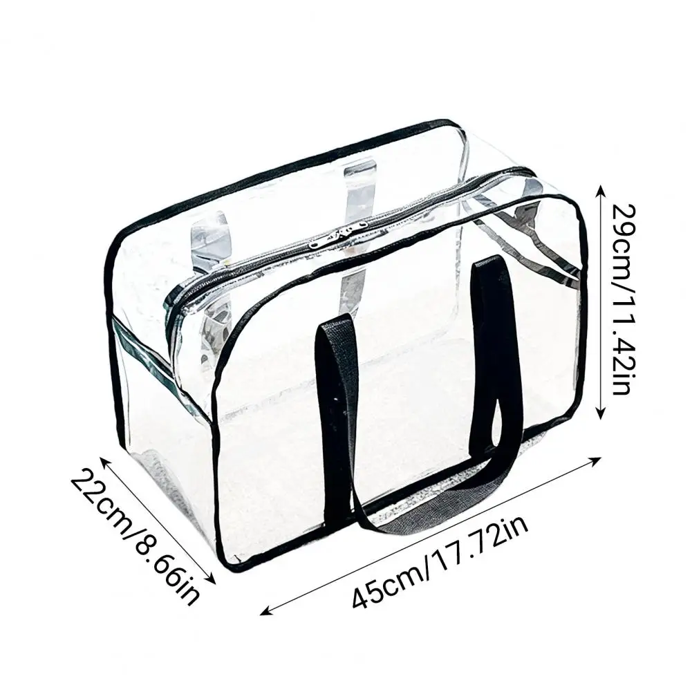 Moisture Resistant Beach Bag PVC Large Capacity Beach Bag, Portable Closure Storage Bag for Toiletry Cosmetics Organize
Moisture Resistant Beach Bag PVC Large Capacity Beach Bag, Portable Closure Storage Bag for Toiletry Cosmetics Organize