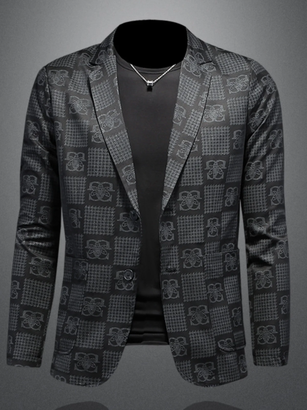 Новая весенняя мужская деловая повседневная куртка с цветочной вышивкой, модный топ из полиэфирного волокна, приталенный крой, не требует глажки
Новая весенняя мужская деловая повседневная куртка с цветочной вышивкой, модный топ из полиэфирного волокна, приталенный крой, не требует глажки