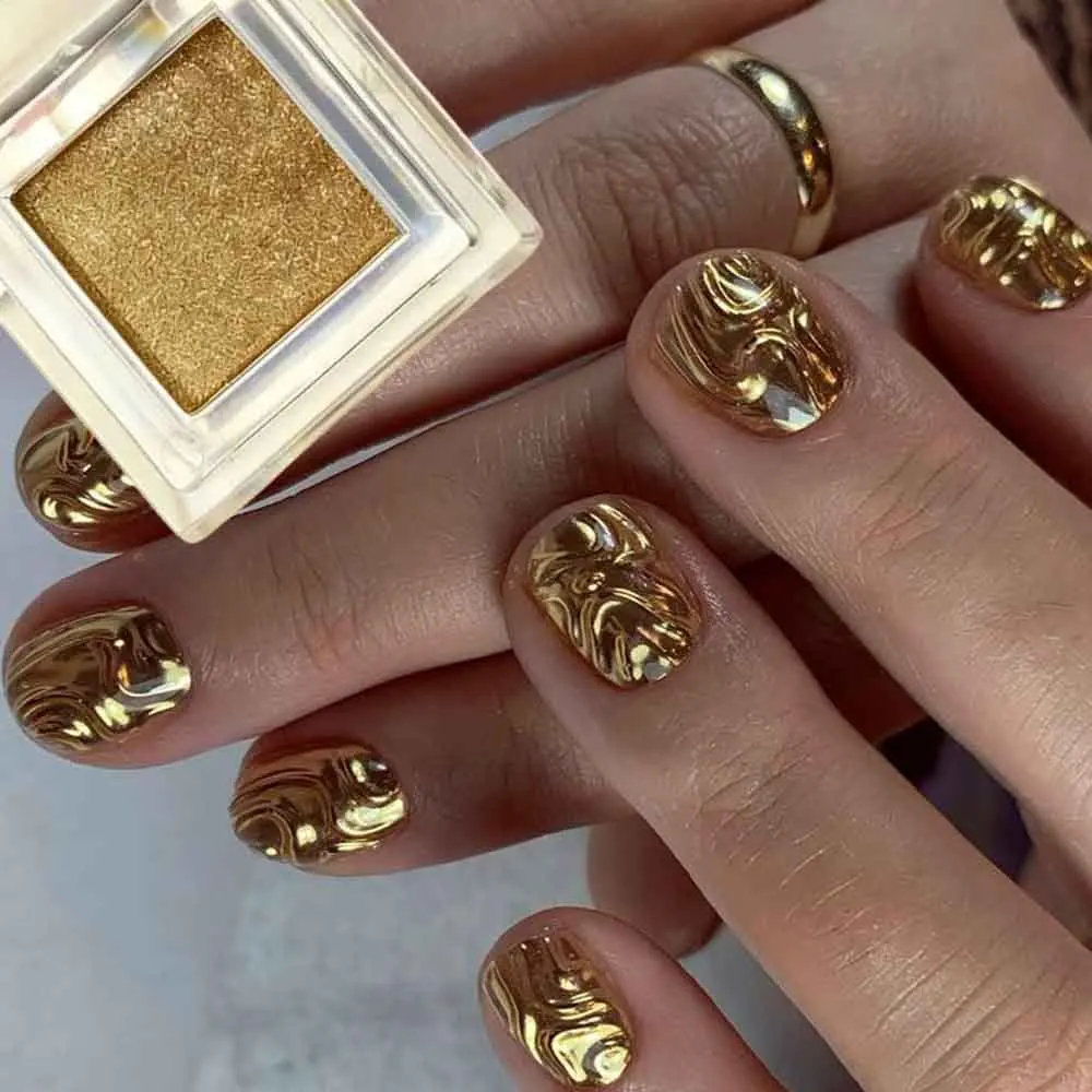 1Box Shiny Golden Magic Mirror Chrome Nail Powder Solid Gold Metallic Nail Rubbing Dust Mirror UV Gel Polish Nail Art Decoration
1Box Shiny Golden Magic Mirror Chrome Nail Powder Solid Gold Metallic Nail Rubbing Dust Mirror UV Gel Polish Nail Art Decoration