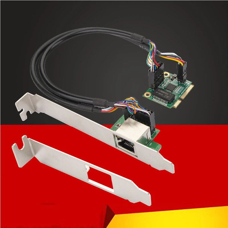 2.5Gb Network Card 2500mbps Gigabit Ethernet Card Lan Adapter 8125B Bracket 1 Port RJ45 Mini PCIe Network Adapter for PC Desktop
2.5Gb Network Card 2500mbps Gigabit Ethernet Card Lan Adapter 8125B Bracket 1 Port RJ45 Mini PCIe Network Adapter for PC Desktop