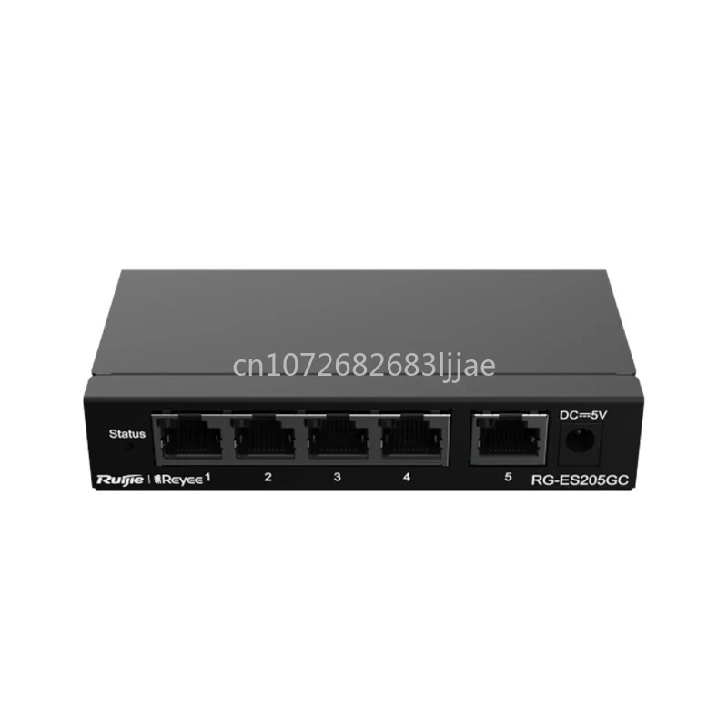 RG-ES205GC 5-Port Gigabit Intelligent Monitoring Switch Supports Vlan Cloud Management
RG-ES205GC 5-Port Gigabit Intelligent Monitoring Switch Supports Vlan Cloud Management