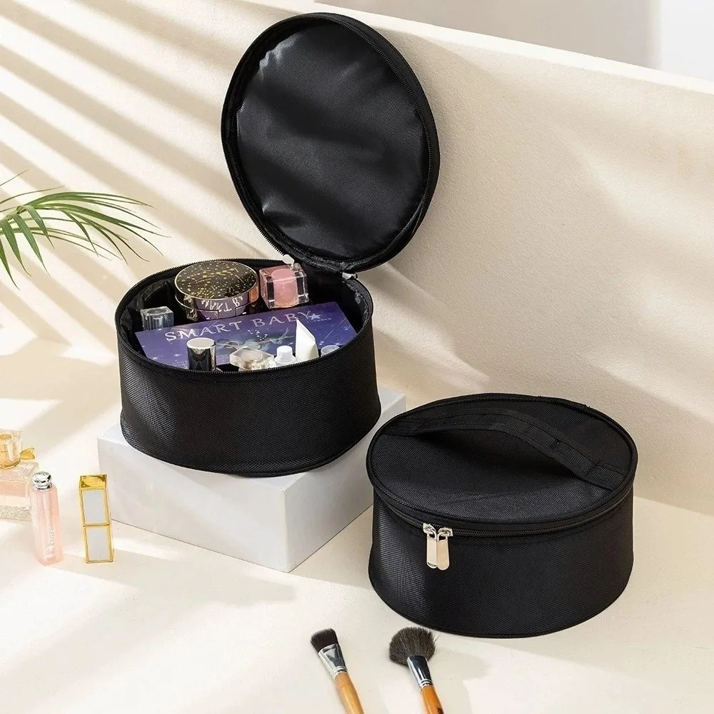 Portable Portable Makeup Bag Large Capacity Black Travel Toiletry Organizer Waterproof Zipper Closure Nylon Cosmetic Storage Box
Portable Portable Makeup Bag Large Capacity Black Travel Toiletry Organizer Waterproof Zipper Closure Nylon Cosmetic Storage Box