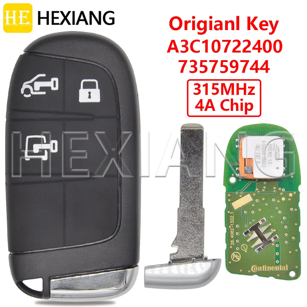 Оригинальный дистанционный ключ HE 4A Chip 315 МГц A3C10722400 SIP22, автомобильный дистанционный ключ с лезвием на вторичном рынке 735759744 для рынка Японии Fiat Ducato
Оригинальный дистанционный ключ HE 4A Chip 315 МГц A3C10722400 SIP22, автомобильный дистанционный ключ с лезвием на вторичном рынке 735759744 для рынка Японии Fiat Ducato