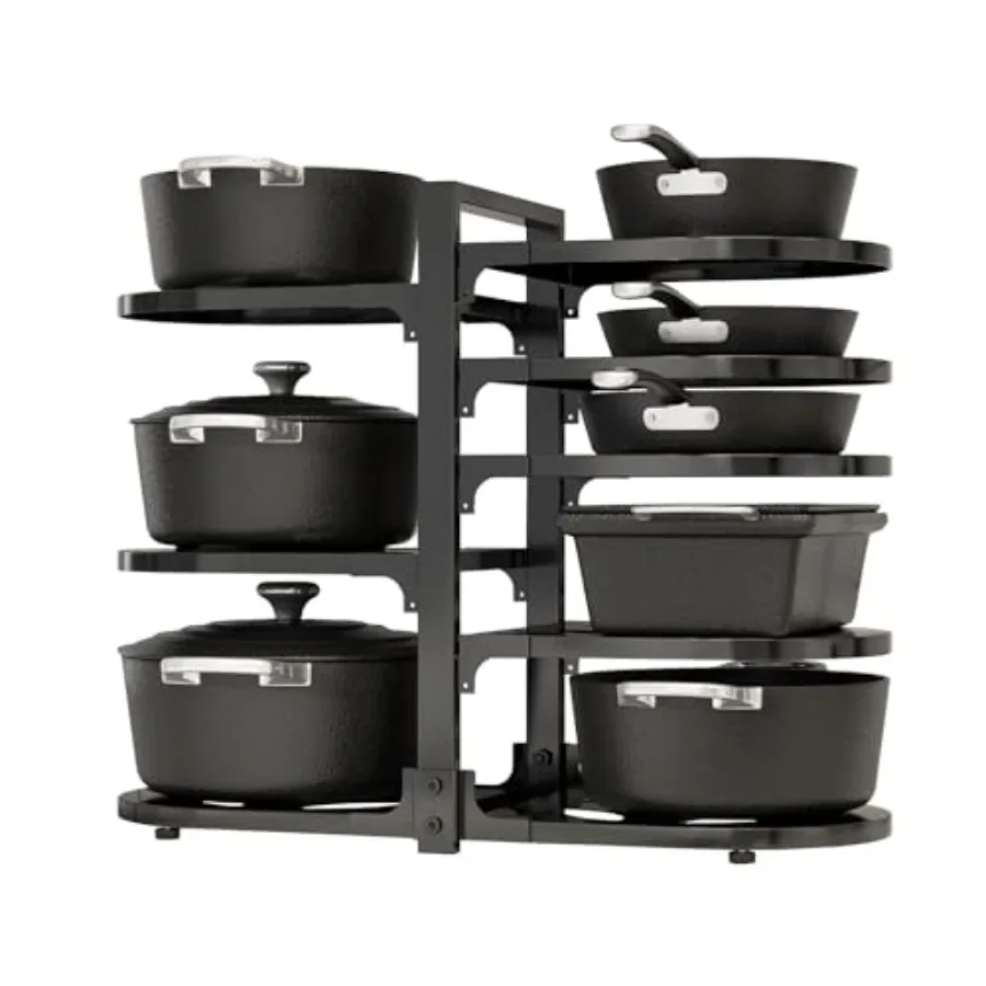 Adjustable Heavy Duty Pots and Pans Organizer Under Cabinet, 8-Tier Pot and Pan Organizers Inside Cabinet, Kitchen Cabinet Orga
Adjustable Heavy Duty Pots and Pans Organizer Under Cabinet, 8-Tier Pot and Pan Organizers Inside Cabinet, Kitchen Cabinet Orga