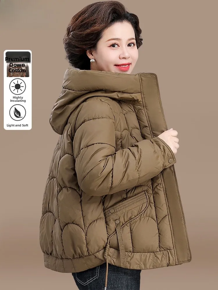 Warm Cotton Jaet Women's Faion Loose Fit Polyester Blend Hooded Zipper Closure Autumn Winter Coat for Middle-Aged And Eld...
Warm Cotton Jaet Women's Faion Loose Fit Polyester Blend Hooded Zipper Closure Autumn Winter Coat for Middle-Aged And Eld...