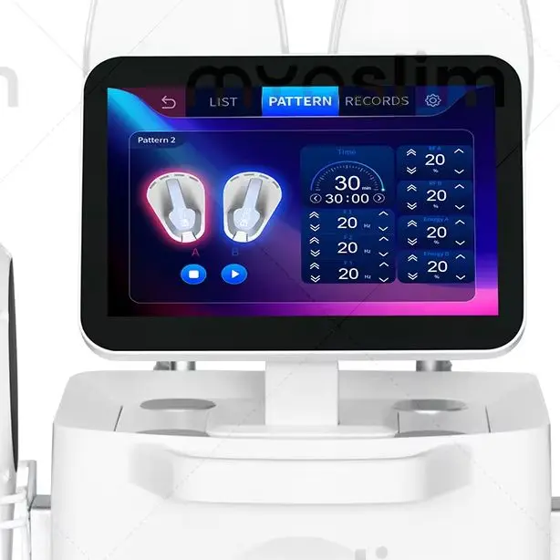Professional Myoslim Hiemt Body Sculpt Machine Neo 6500w EMS Body Slimming Buttock Shaping Muscle Stimulator
Professional Myoslim Hiemt Body Sculpt Machine Neo 6500w EMS Body Slimming Buttock Shaping Muscle Stimulator
