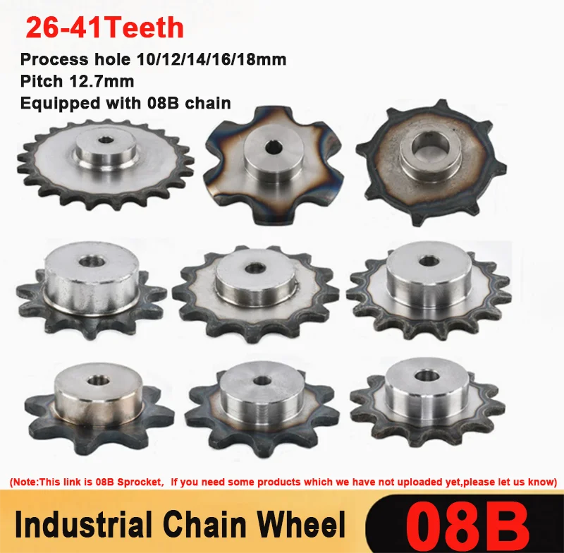 1pcs 08B Cam Sprocket 26-41 Tooth Carbon Steel Quenched High Hardness Wear Resistant 12.7mm Pitch Round Hole Chain Sprocket
1pcs 08B Cam Sprocket 26-41 Tooth Carbon Steel Quenched High Hardness Wear Resistant 12.7mm Pitch Round Hole Chain Sprocket