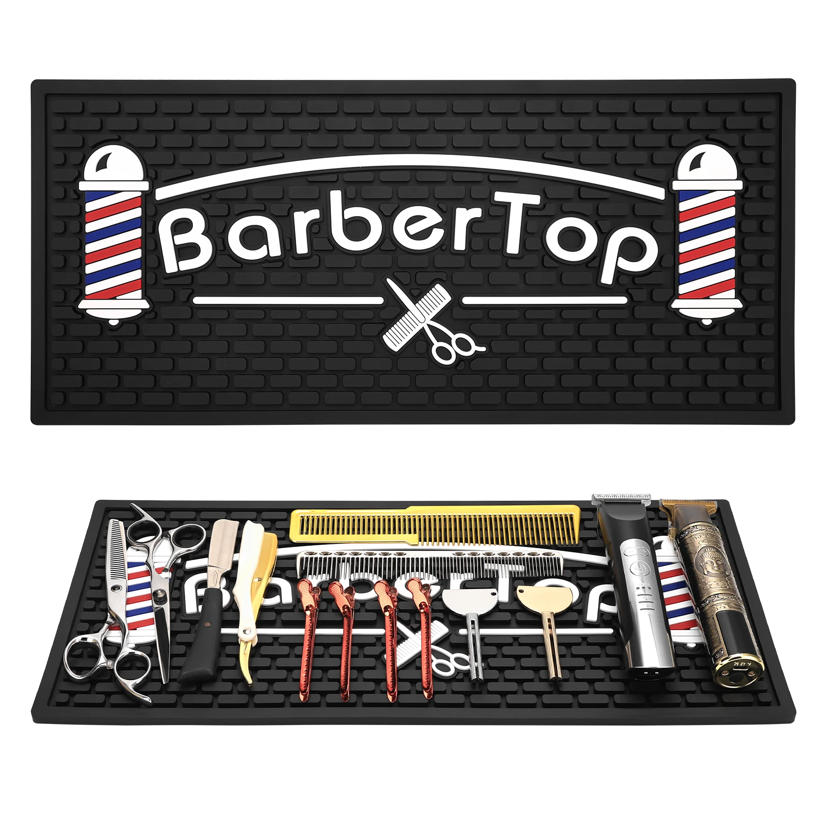 Barber Station Mat Non-Slip Mat Flexible Rubber Mat Clippers Salon Tools Professional Salon Work Station Pads Hair Styling Tools
Barber Station Mat Non-Slip Mat Flexible Rubber Mat Clippers Salon Tools Professional Salon Work Station Pads Hair Styling Tools