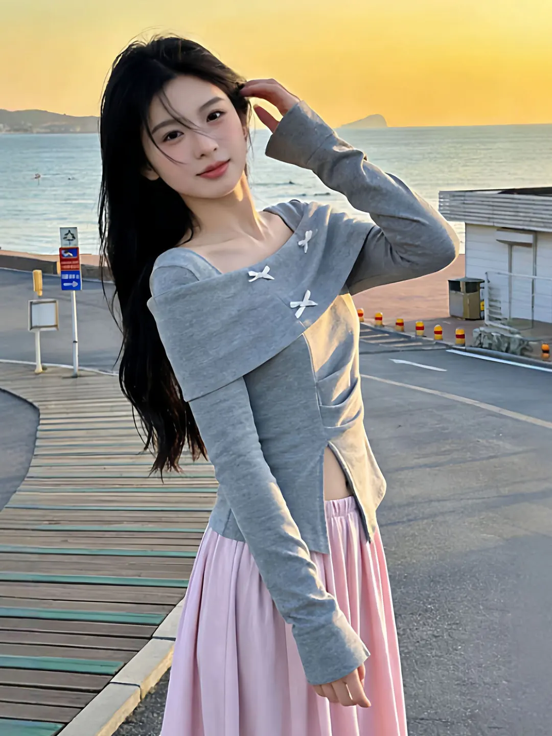 Chic Spring Faion Set Gentle Sle Long Sve Knitted Top And f Skirt Unique Beautiful Small Set for Young Women
Chic Spring Faion Set Gentle Sle Long Sve Knitted Top And f Skirt Unique Beautiful Small Set for Young Women
